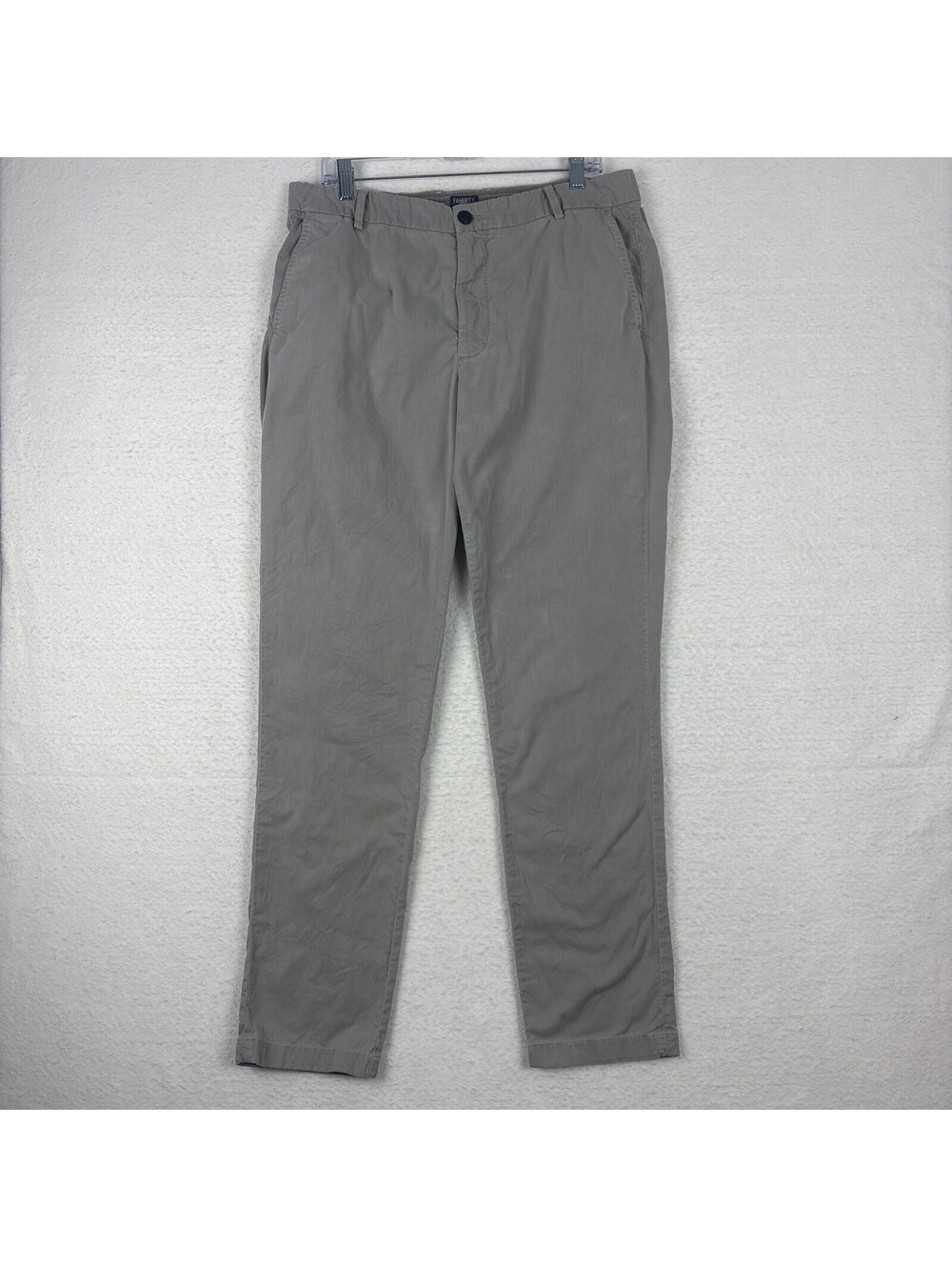 Faherty Reserve Pants Mens 36x32 Stretch Organic Cotton‎ Twill Khaki Chino